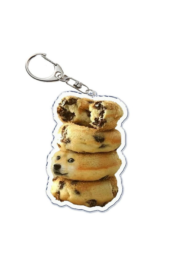 Funny Cat Dog Meme Keychain Speechless Hilarious Keychain 2024 Sell Hot E3U8