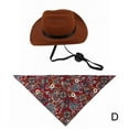 thumbnail image 1 of Funny Cat Dog Pet Hat Western Cowboy Hat Universal Dog Photo Prop Cap Halloween Christmas Street Party Pet Props N1P2, 1 of 9