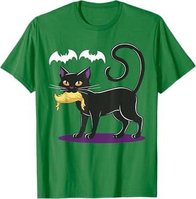 Funny Cat Halloween Voting Election 2024 USA TShirt