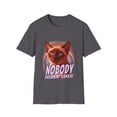 thumbnail image 1 of Funny Cat Humor Sarcastic Graphic Novelty Unisex Softstyle T-Shirt, 1 of 5