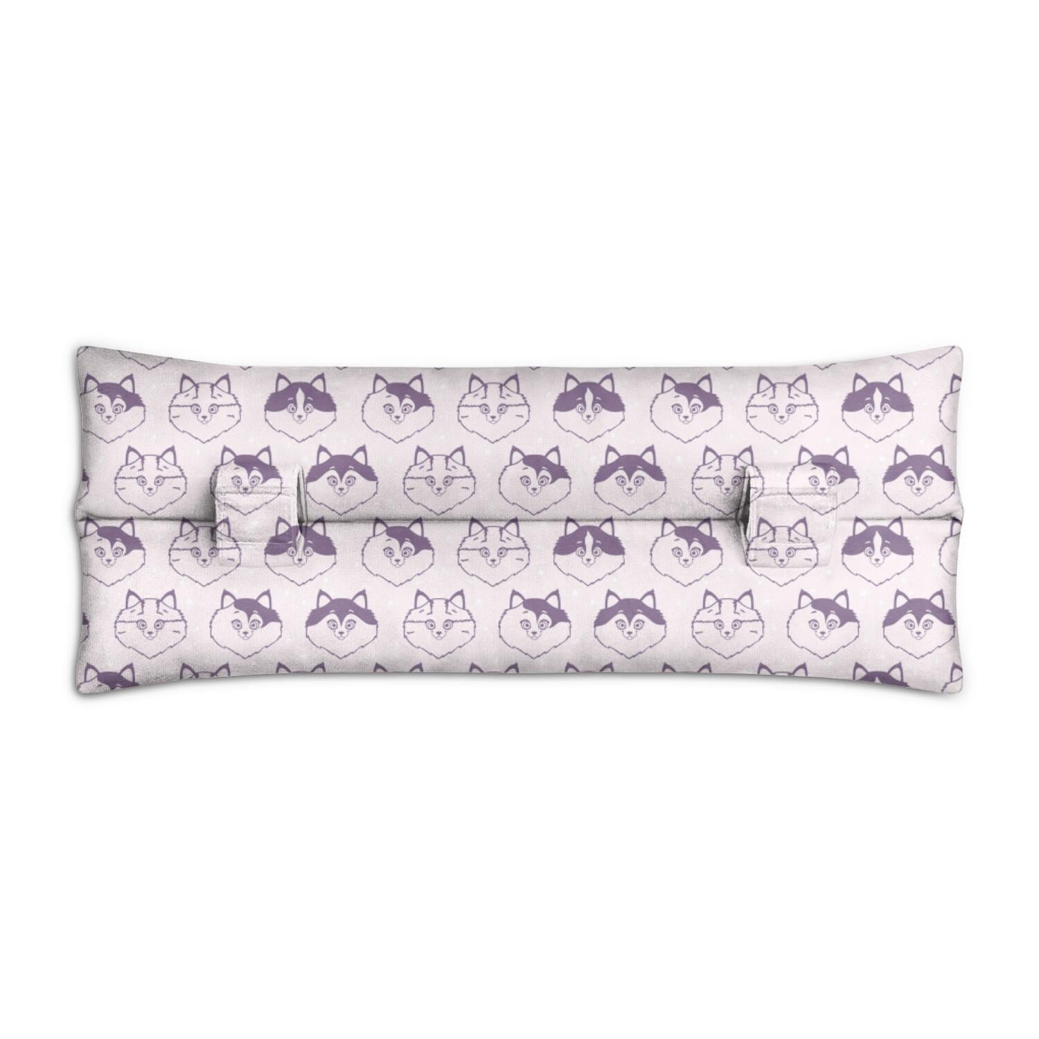 Funny Cat Illustration Seatbelt Cushion - Post-Surgery Mastectomy & Heart Surgery Recovery Pillow - Soft Car Travel Pad for Cat Lovers