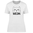 thumbnail image 1 of Funny Cat Indifferent Look T-Shirt Women -Image by Shutterstock, Female XX-Large, 1 of 2