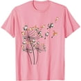 thumbnail image 1 of Funny Cat Kitten Cute Dandelion Unisex T-Shirt for Men Women Kids Toddler,Light Pink Color,Size 2T, 1 of 5