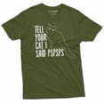 thumbnail image 1 of Funny Cat Lover T-shirt tell your car I said pspsps cat person pet animal birthday gift shirt (X-Large Military Green), 1 of 7