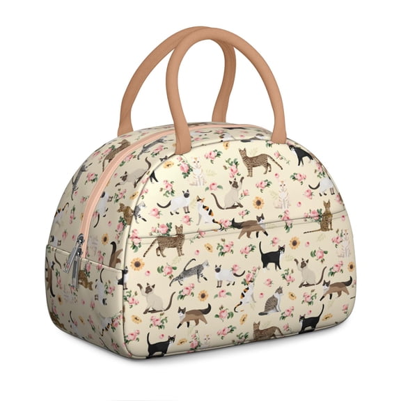 Funny Cat Lunch Bag – Cute Patterned Paw Design for Pet and Cat Enthusiasts