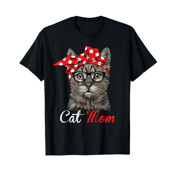 Funny Cat Mom Shirt for Cat Lovers-Mothers Day Gift T-Shirt