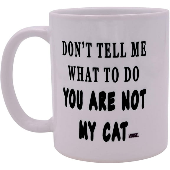 Funny Cat Owner Coffee Mug Novelty Cup Great Gift Idea For Cat Kitten Owners
