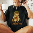thumbnail image 1 of Funny Cat Parody T-Shirt, “Litter’s Full” Holiday Humor Tee, Cute Festive Cat Graphic Shirt, 1 of 5