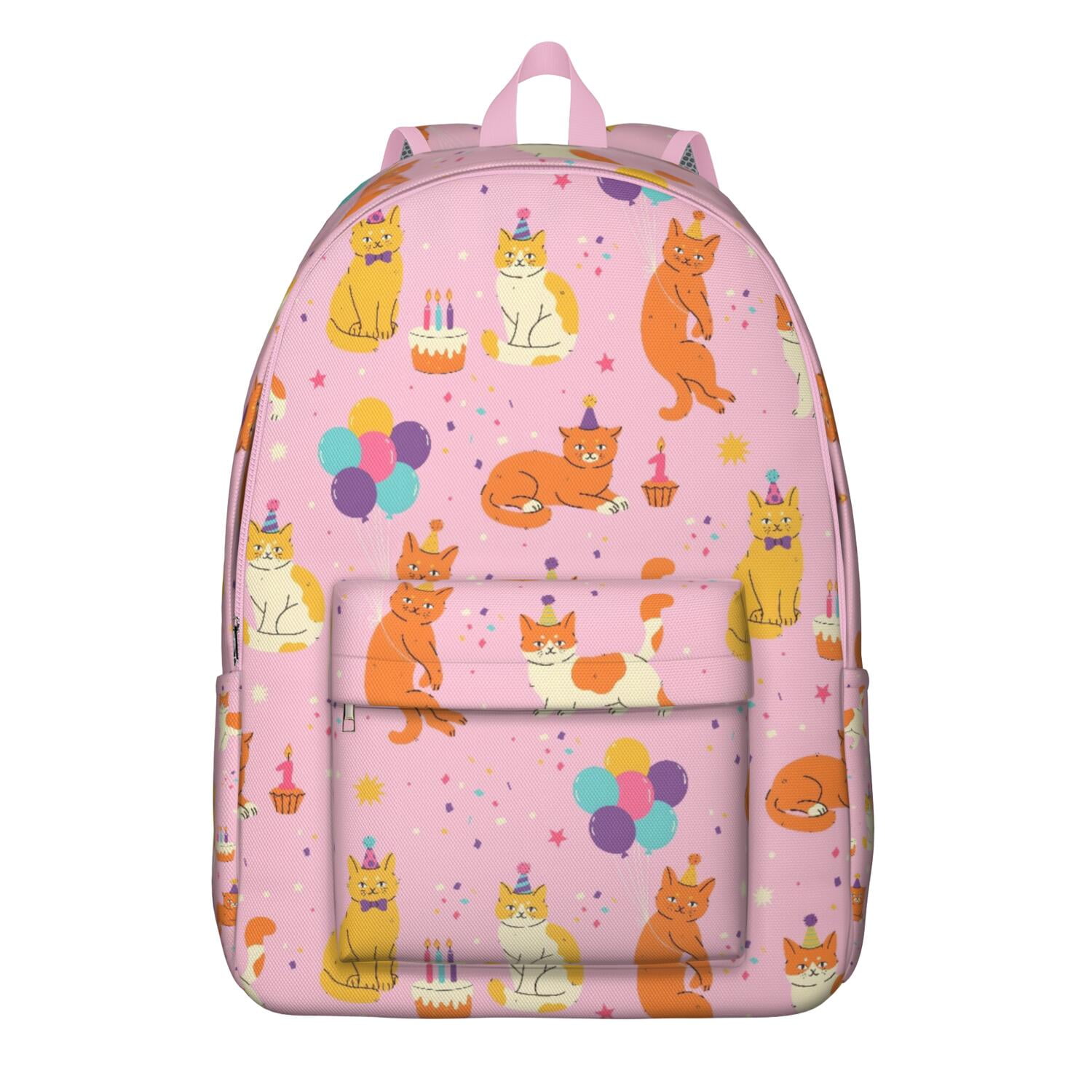 Cat Pattern Rucksack Funny Cat Pattern Backpack for Teens, Waterproof and Durable School Bag ...