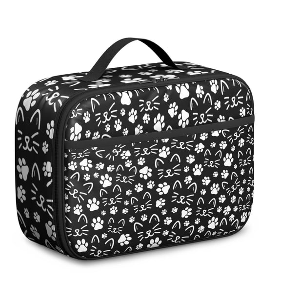 Funny Cat Pattern Thermal Lunch Box - 8-Hour Heat Retention, Lightweight, Compact, and Perfect for Parents and Pet Enthusiasts