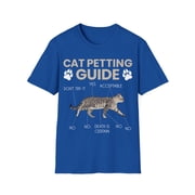 Funny Cat Petting Humor Cat Sarcasm Kitten Graphic Novelty Unisex T-Shirt
