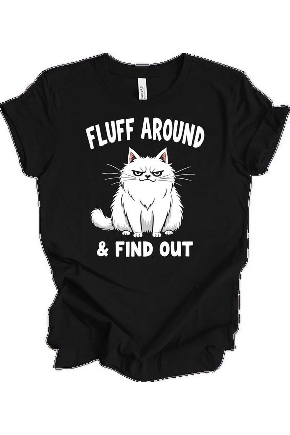 Funny Cat Pun Design - Grumpy Cat Gift - Playful Witty Phrase Gr... T-Shirt Unisex S-5XL Hot Trending Shirt, Vintage Birthday Gift