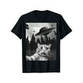 thumbnail image 1 of Funny Cat Selfie With UFOs T-Shirt, 1 of 5