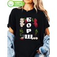 thumbnail image 1 of [Funny Cat T-Shirt] Garlic Pepper Funny Food Cat Print Short Sleeve Round Neck T-Shirt, Women's, Y-Ukraine, with Slight Stretch Fabric, Regular Length, for Summer and Spring, 1 of 6