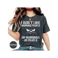 thumbnail image 1 of Funny Cat T-Shirt I Don't Like Morning People Sarcastic Quote Tee Unisex Apparel Humor Graphic Shirt, 1 of 10