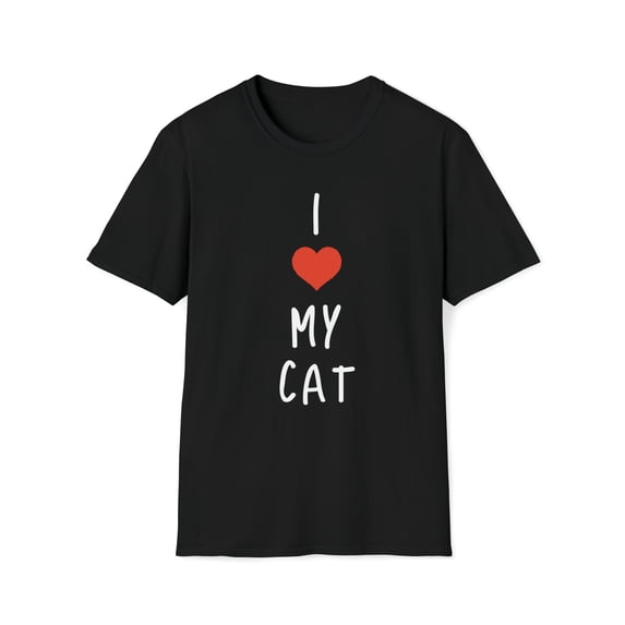 Funny Cat T-Shirt, I Love My Cat Tee Shirt, Cat Owner Gift, Cat Lover Shirt