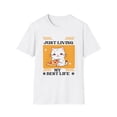 thumbnail image 1 of Funny Cat T-Shirt Living my best life, 1 of 6