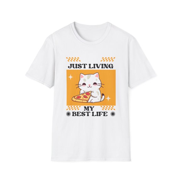 Funny Cat T-Shirt Living my best life