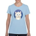 thumbnail image 1 of Funny Cat. T-Shirt Women -Kayomi Harai Designs, Female Small, 1 of 4