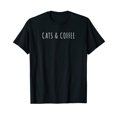 thumbnail image 1 of Funny Cat Theme Coffee Lover T-Shirt for Cat Enthusiasts and Coffee Addicts, 1 of 5