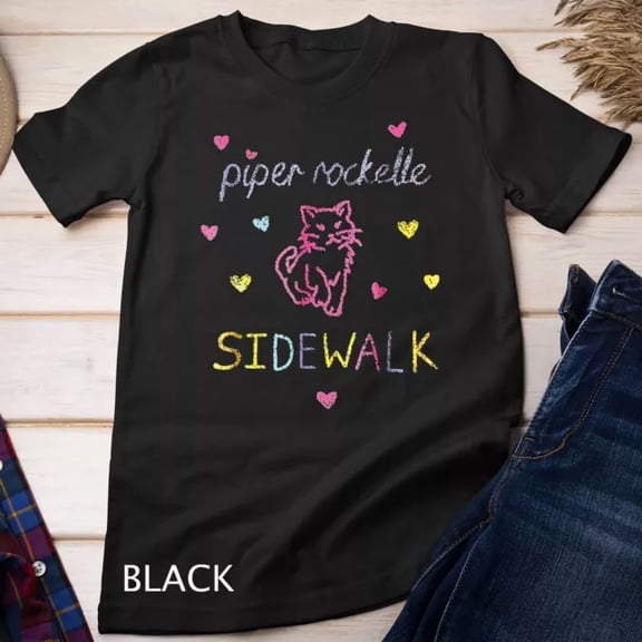 Funny Cat Vitntage Piper Rockelle Sidewalk T-Shirt, Unisex T-Shirt