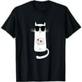 thumbnail image 1 of Funny Cat Wearing Sunglasses Playing Poker T-Shirt, 1 of 5