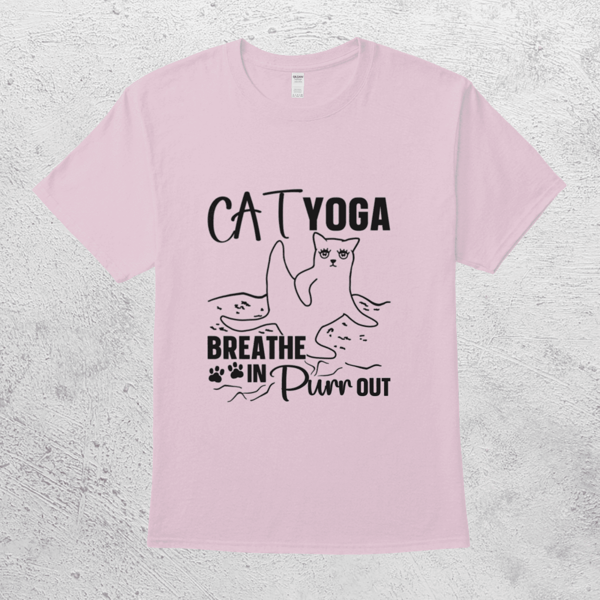 Cat yoga shirt outlet