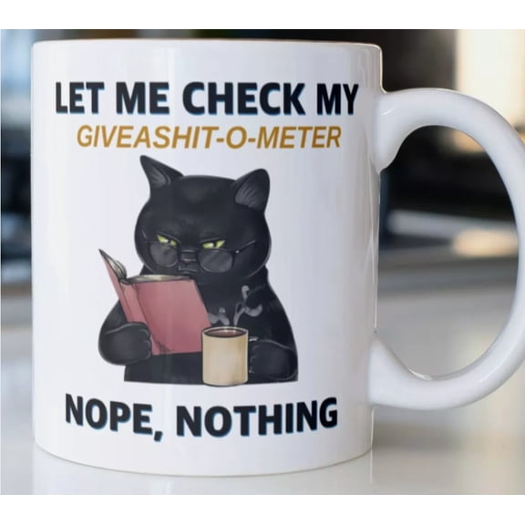 Funny Cat drinking Coffee mug