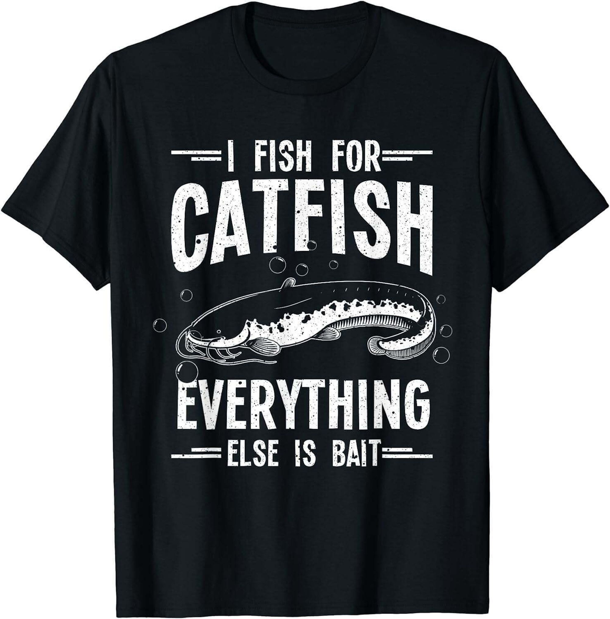 Funny Catfishing Gear for Catfish Lovers Humorous Fishing Shirt for