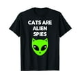 thumbnail image 1 of Funny Cats Are Alien Spies Vintage Mystery T-Shirt For Men Women And Kids, 1 of 5