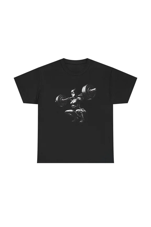 Funny Catwoman Gym Fitness Lifting Superhero Humor Design Unisex T-Shirt up to size 5XL