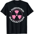 thumbnail image 1 of Funny Caution Cancer Awareness I Survived Radiation Gift T-Shirt mens t shirt，black，women，funny，misfits，men，journey, 1 of 4