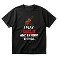 thumbnail image 1 of Funny Cello Gift For Boy Girl Music Lover Student T-Shirt, 1 of 4