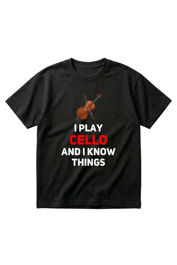 Funny Cello Gift For Boy Girl Music Lover Student T-Shirt