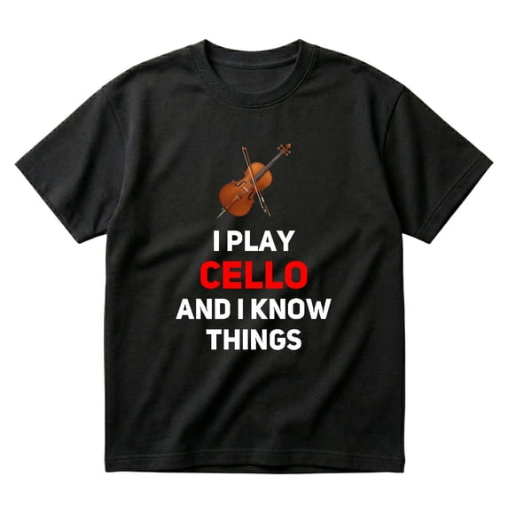 Funny Cello Gift For Boy Girl Music Lover Student T-Shirt