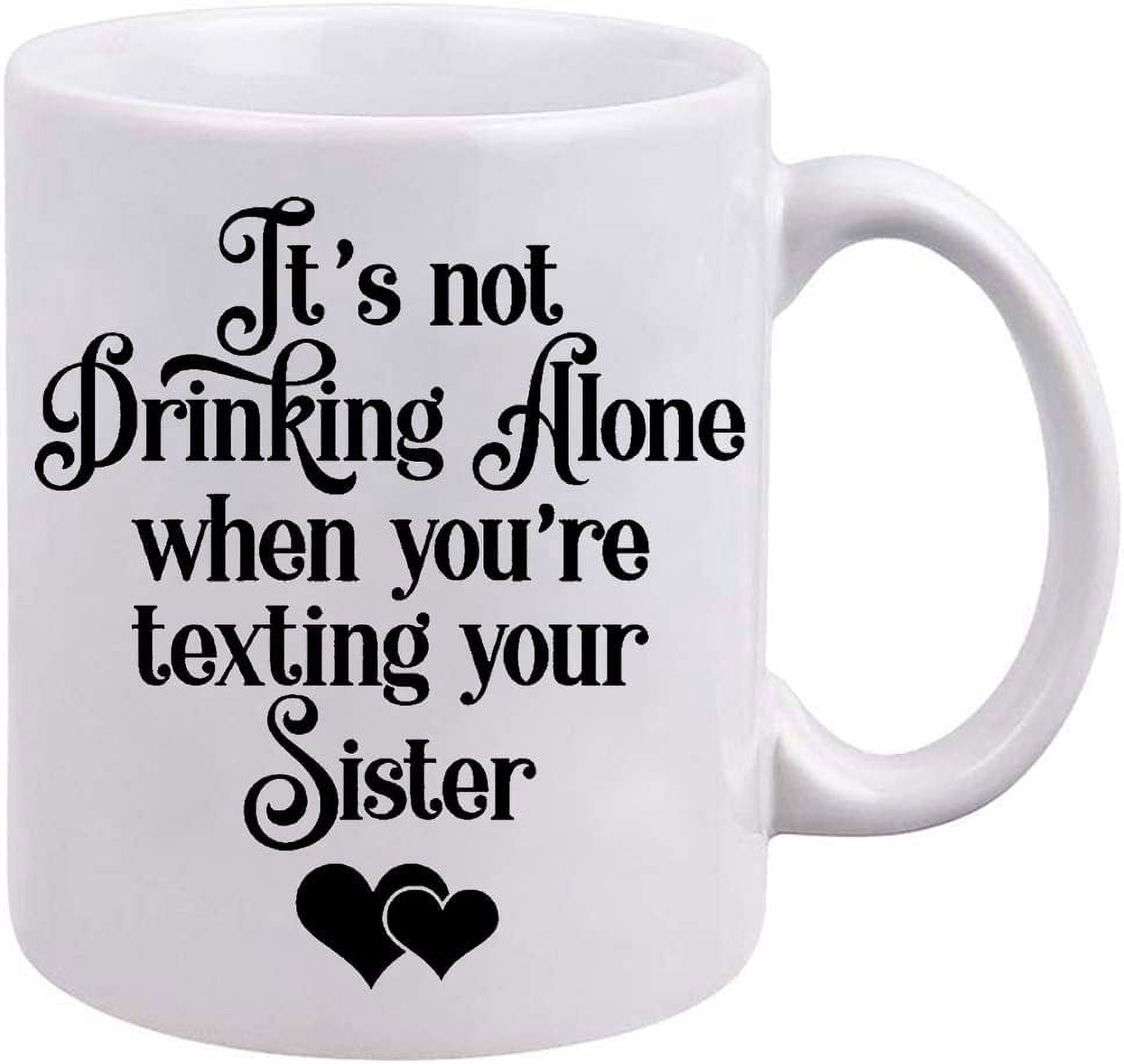 Tazza Da Caffè Per Fratello 'Being My Brother Is Really The Only You Need' - Ceramica Bianca 311g, Divertente - copertina