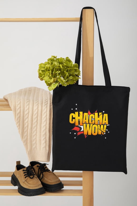 Funny Chacha Wow Punjabi Meme Quote Retro Humor Print Unisex Tote Bag D390912
