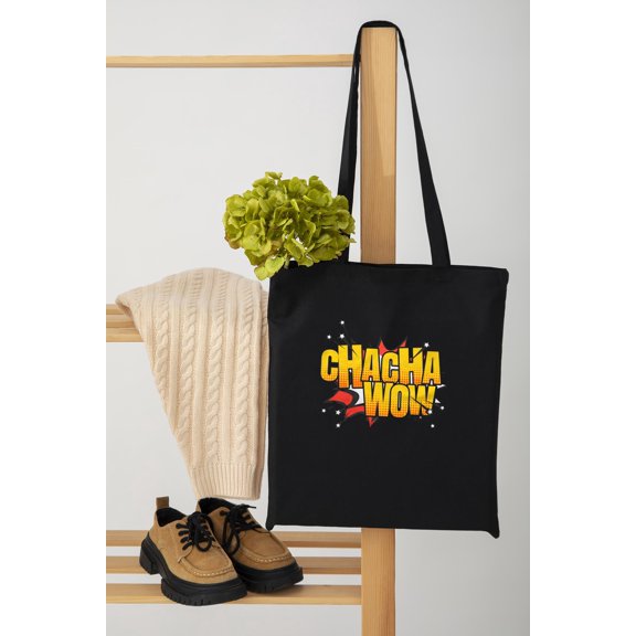 Funny Chacha Wow Punjabi Meme Quote Retro Humor Print Unisex Tote Bag D390912