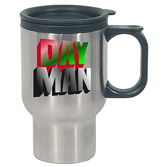 Funny Champion - Day Man - Elite Winner Best First Place Humor - Stainless Steel Travel Mug