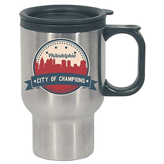 Funny Champion - Philadelphia City Of Champions - Elite Best First Humor - Stainless Steel Travel Mug