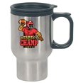 thumbnail image 1 of Funny Champion - Respect The Champ Football - Winner Elite Best Humor - Stainless Steel Travel Mug, 1 of 1
