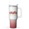 thumbnail image 1 of Funny Chaos Coordinator Gift Tumbler - 40 Oz Stainless Steel Insulated Cup, Keeps Drinks Hot & Cold, For Boss, Coworker, Teacher, Nurse, Mom, Wife, Unique Present Idea, 1 of 5