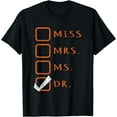 thumbnail image 1 of Funny Checklist Doctor Design Medical Staff T-Shirt, 1 of 4