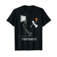 thumbnail image 1 of Funny Checkmate Chess Basketball Game Board King Pawn Piece T-Shirt, 1 of 5