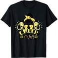 thumbnail image 1 of Funny Cheer Mom Cute Messy Hair Bun Cheering Mom Mothers Day T-Shirt Black 3X-Large, 1 of 4