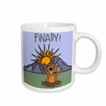 thumbnail image 1 of 3drose, Funny Cheerful Groundhog Can Come Out After 2020 Pandemic, 11oz Mug, 1 of 6