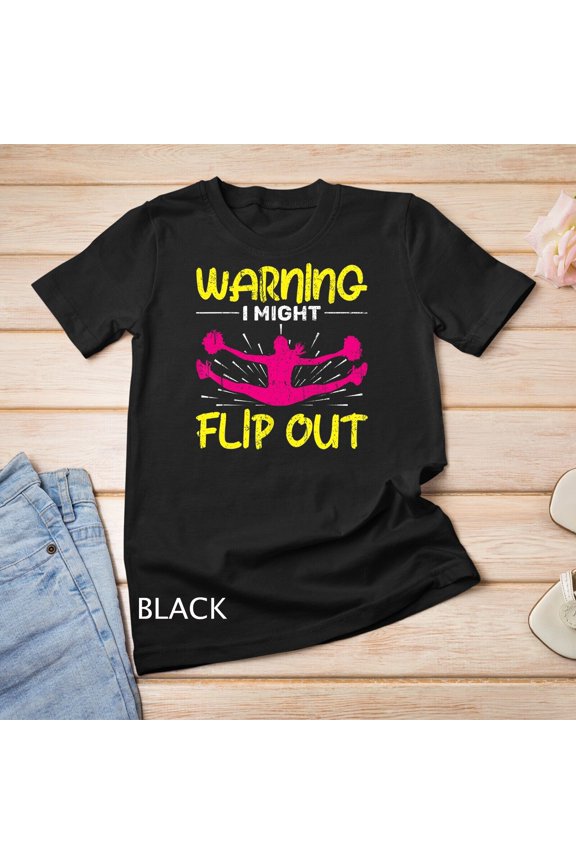 Funny Cheerleader Cheer Flip Cheering Practice Cheerleading Unisex T-shirt