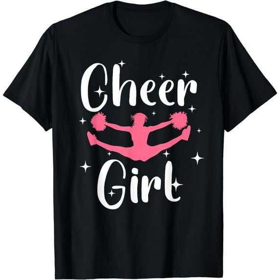 Funny Cheerleader Design For Girls Teen Women Cheerleading T-Shirt