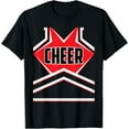 thumbnail image 1 of Funny Cheerleader Uniform Cosplay DIY Costume Halloween Day T-Shirt, 1 of 4
