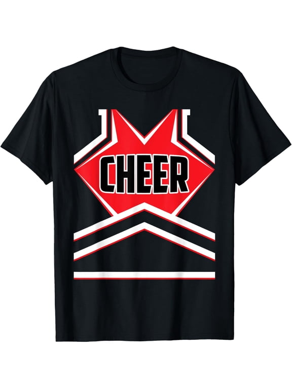 Funny Cheerleader Uniform Cosplay DIY Costume Halloween Day T-Shirt